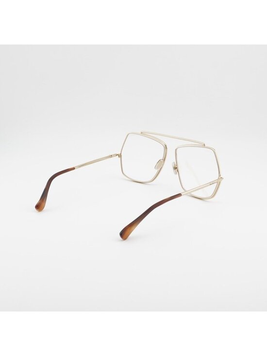 Max Mara MM5118-B 032 Eyeglasses Gold 58mm Square Frame